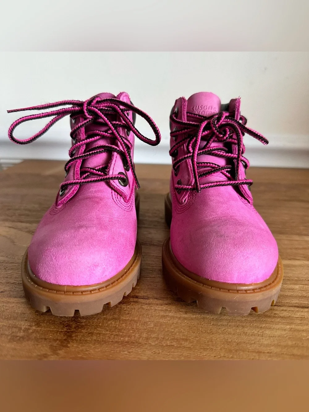Timberland 6 IN Toddler Girl Size 7 Susan G Komen Mid Pink Boots Waterproof